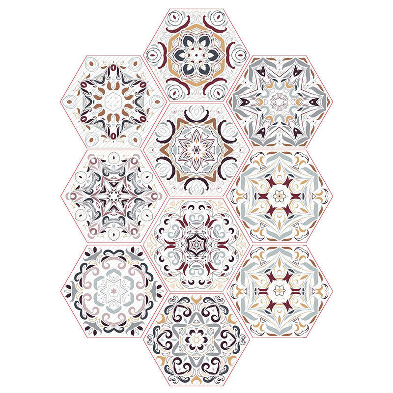 Decorative Self-Adhesive Hexagon Wall Tiles