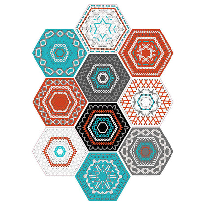 Decorative Self-Adhesive Hexagon Wall Tiles