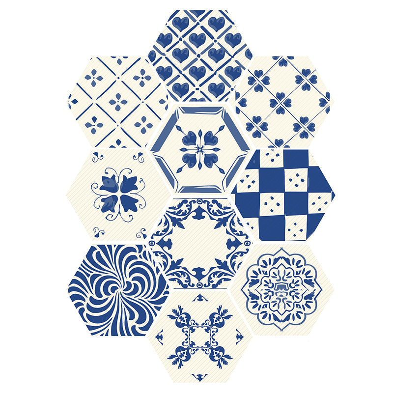 Decorative Self-Adhesive Hexagon Wall Tiles