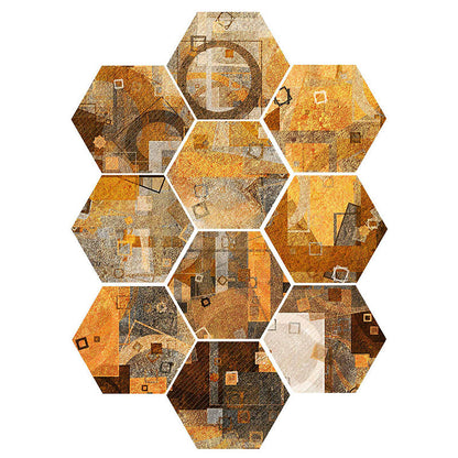 Decorative Self-Adhesive Hexagon Wall Tiles