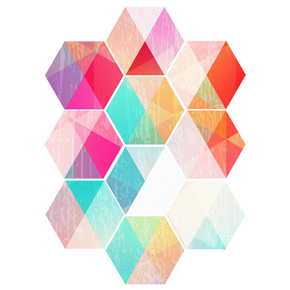 Decorative Self-Adhesive Hexagon Wall Tiles