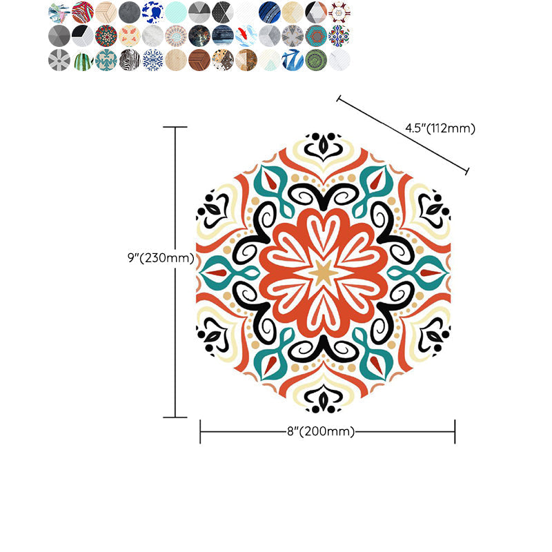Decorative Self-Adhesive Hexagon Wall Tiles