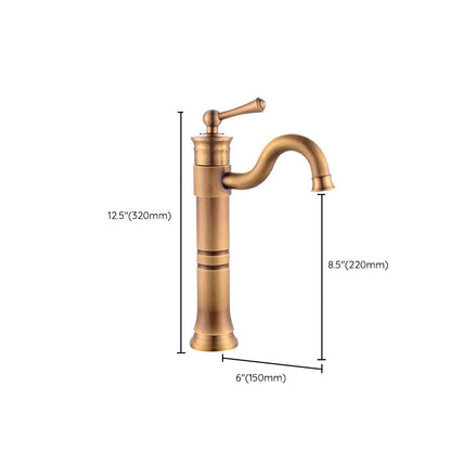 Stylish Single Handle Basin Faucet with Rotating Spout