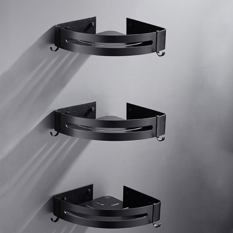 Stylish Black 3 Piece Bathroom Storage Set