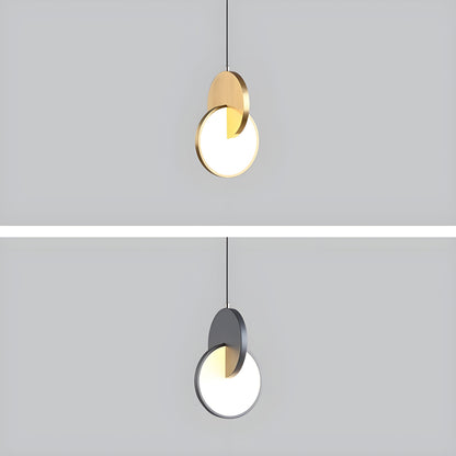 Stylish Round LED Hanging Light with Soft Warm Glow