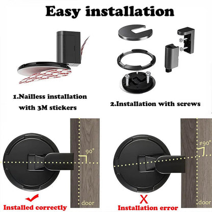 Secure Home Door Silencer System