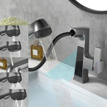 Stylish Kitchen Sink Faucet Pull Down Brass Handle