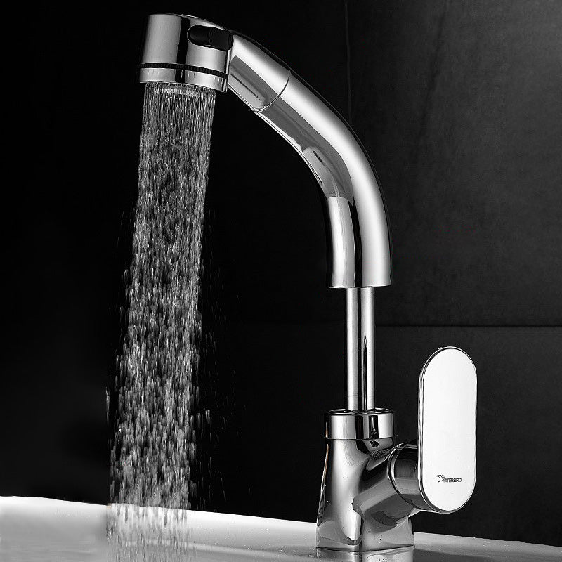 Stylish Kitchen Sink Faucet Pull Down Brass Handle - Befez