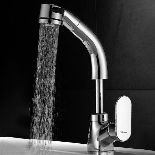 Stylish Kitchen Sink Faucet Pull Down Brass Handle - Befez