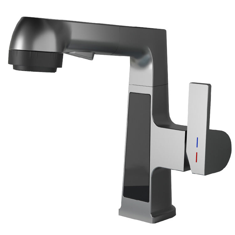 Stylish Kitchen Sink Faucet Pull Down Brass Handle