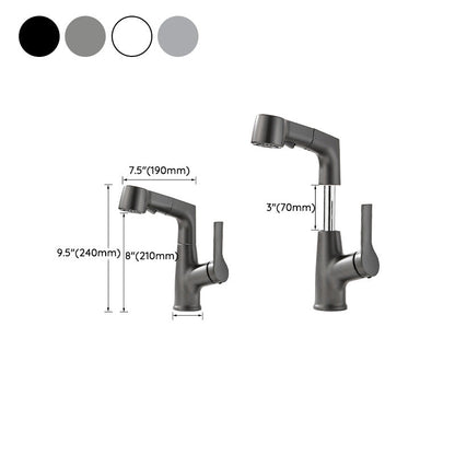 Stylish Kitchen Sink Faucet Pull Down Brass Handle