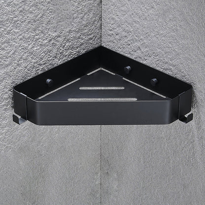 Contemporary 3-Piece Stainless Steel Bathroom Shelf Set