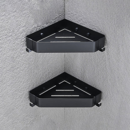 Contemporary 3-Piece Stainless Steel Bathroom Shelf Set