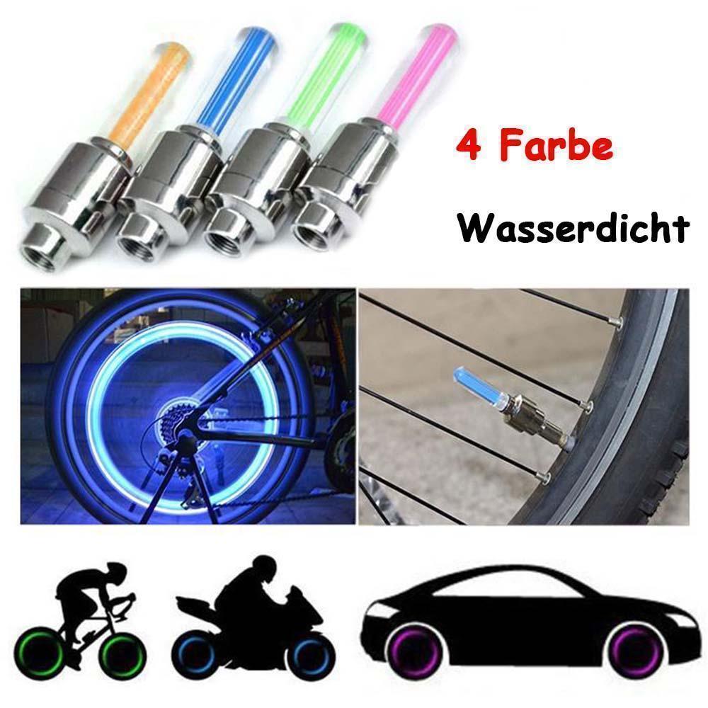 Bright LED Tire Valve Caps (2 Pack) - Befez