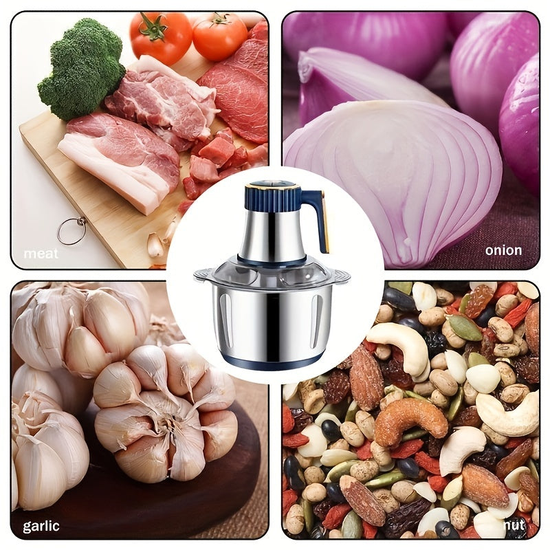 Heavy Duty Electric Food Chopper & Meat Grinder