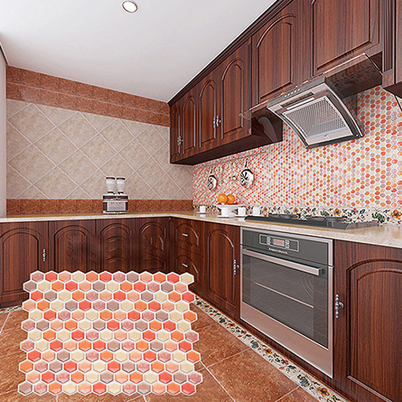 Vibrant Glass Backsplash Tile Sticker for Kitchen Wall - Befez