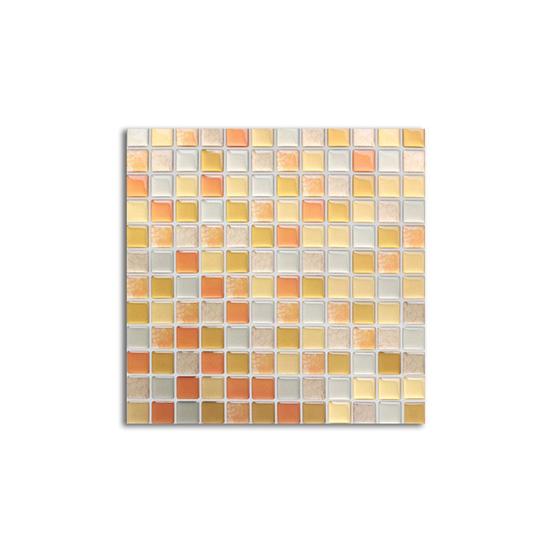 Vibrant Glass Backsplash Tile Sticker for Kitchen Wall