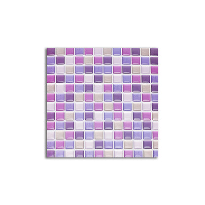 Vibrant Glass Backsplash Tile Sticker for Kitchen Wall