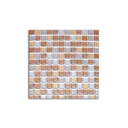 Vibrant Glass Backsplash Tile Sticker for Kitchen Wall
