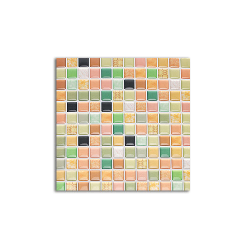 Vibrant Glass Backsplash Tile Sticker for Kitchen Wall