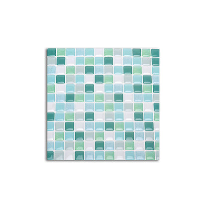 Vibrant Glass Backsplash Tile Sticker for Kitchen Wall