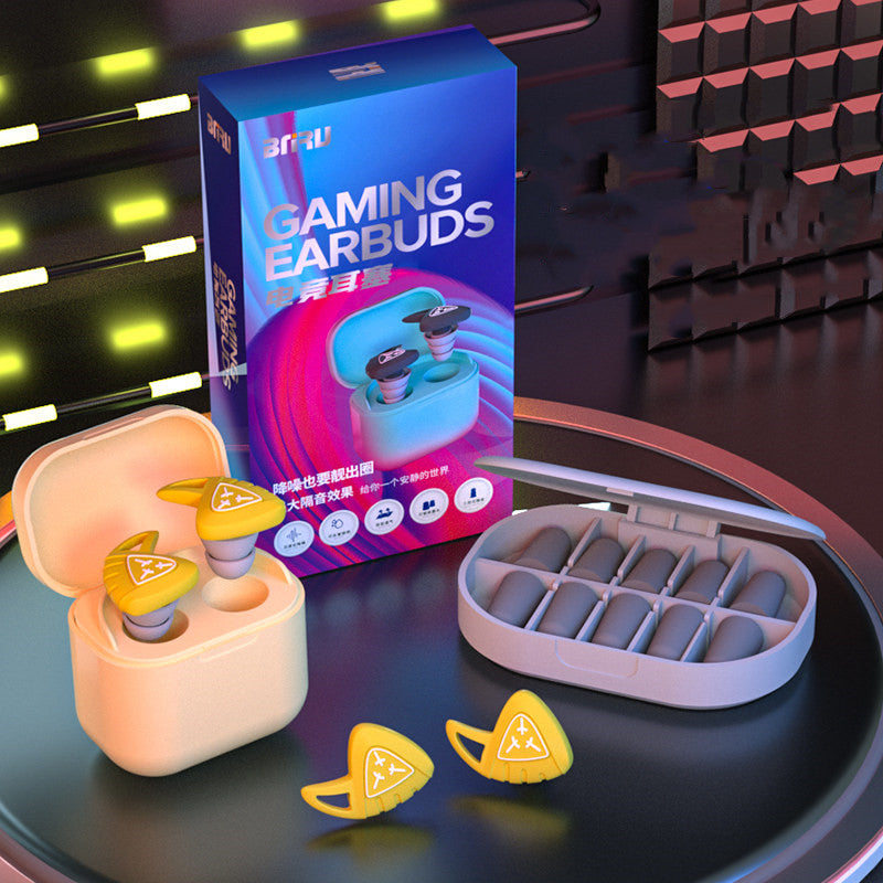 Soft Silicone Earplugs with Extra Foam Tips for Sleep