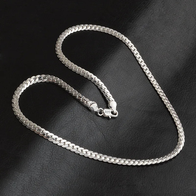 Elegant 925 Sterling Silver Women's Necklace