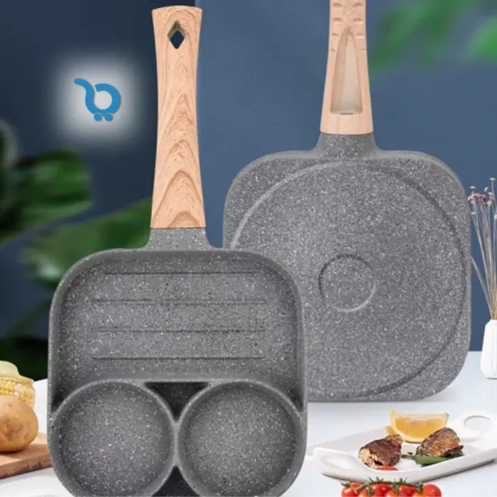 3 Compartment Food Steamer Cooker