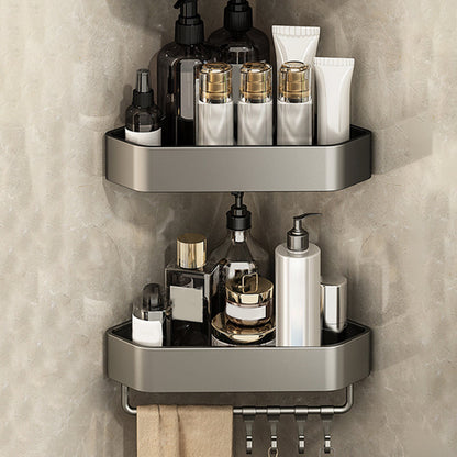Sticky Metal Bathroom Shelf Organizer