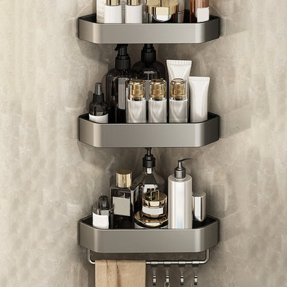 Sticky Metal Bathroom Shelf Organizer