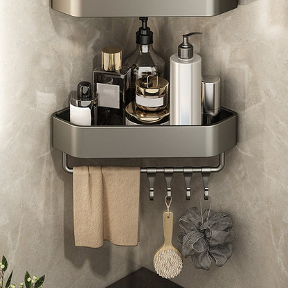 Sticky Metal Bathroom Shelf Organizer