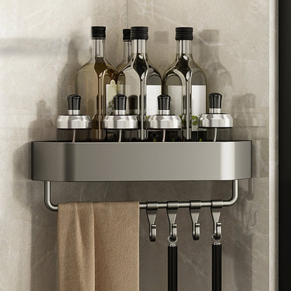 Sticky Metal Bathroom Shelf Organizer