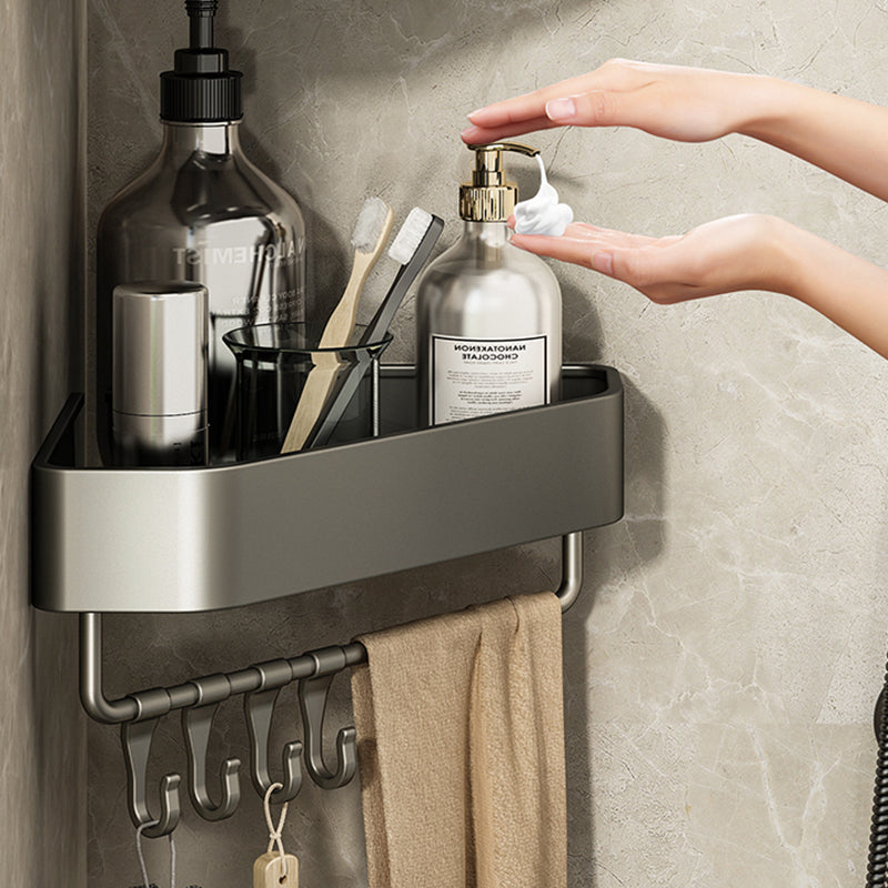 Sticky Metal Bathroom Shelf Organizer