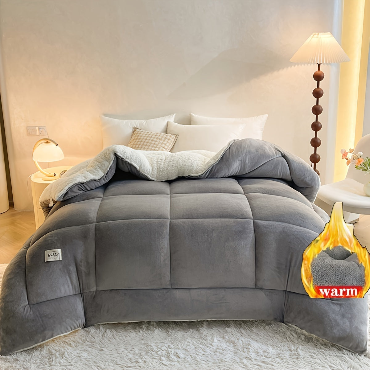Cozy Cabin Plush Fleece Blanket