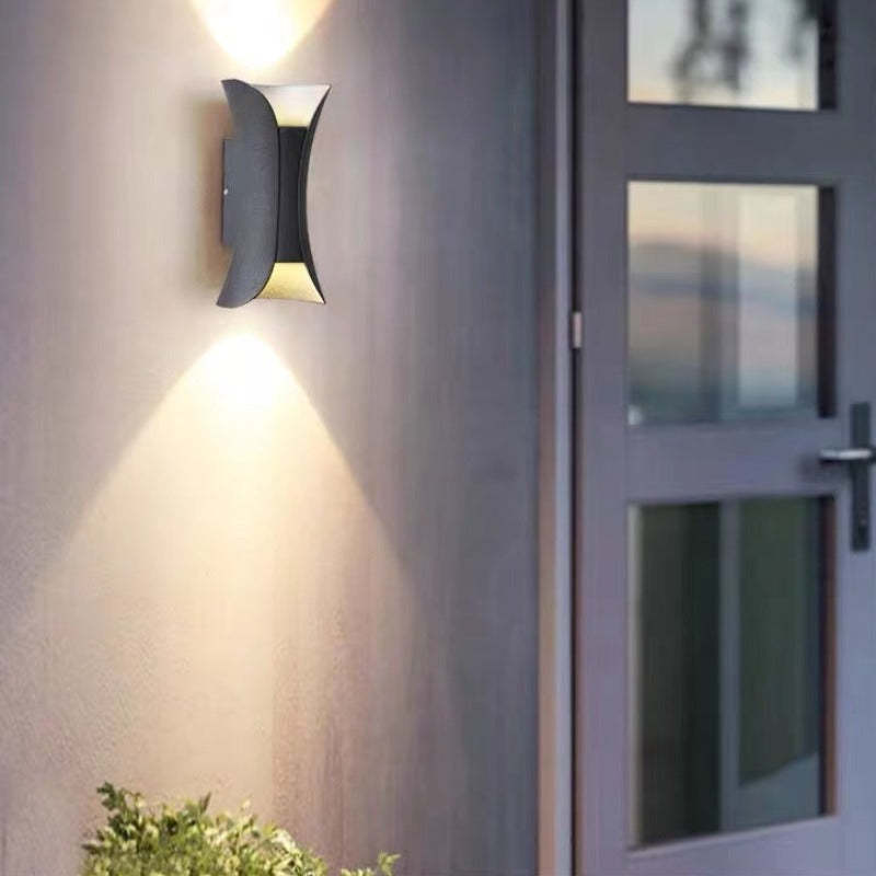 Stylish Metal Exterior Wall Light