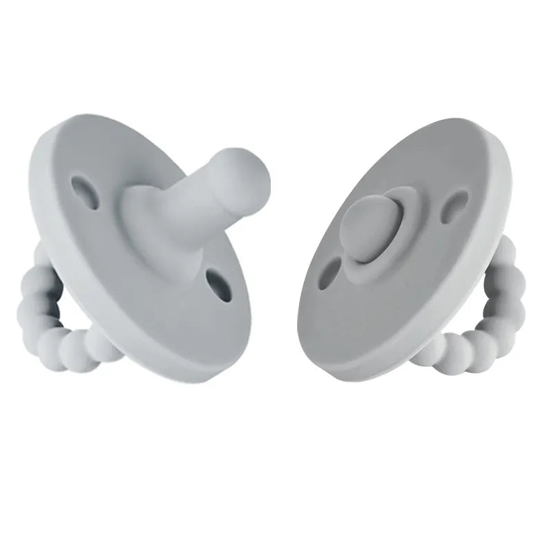 Soft Baby Pacifier with Teether Handle, BPA Free
