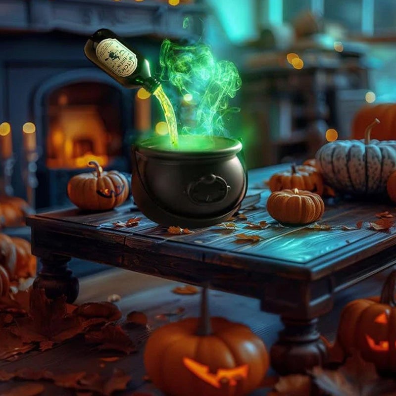 Spooky Glass Haunted Lantern Decoration
