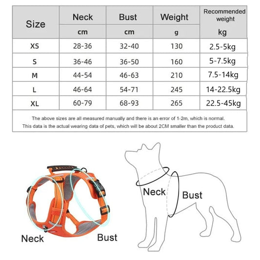 Comfortable No-Choke Dog Vest for Small Pets - Befez