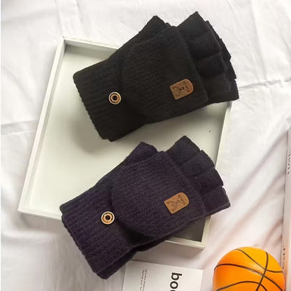 Befez | Men's Thermal Fingerless Gloves - Insulated and Cozy