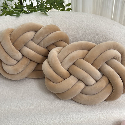 Soft Plush Pillow Set with 2 Decorative Cushions