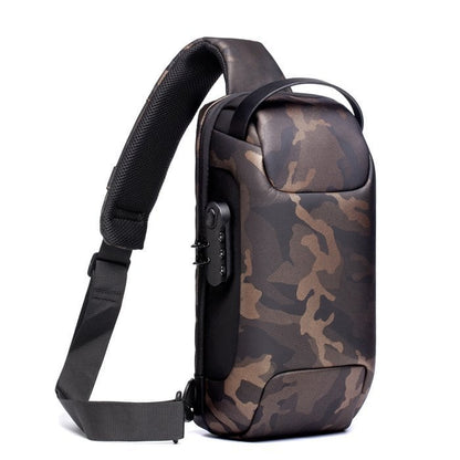 Secure Crossbody Bag with USB Charging Port