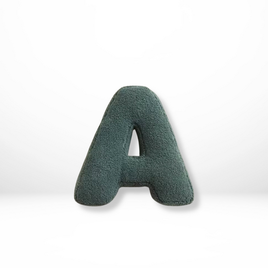 Soft Velvet Letter Pillow With Alphabet Design - Befez