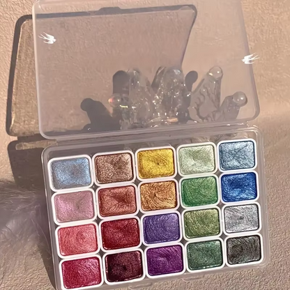 Vibrant Colorful Glitter Nail Polish