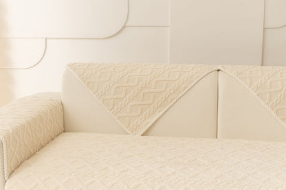 Fitted One-Piece Couch Cover