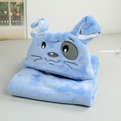 Cozy Kids Hooded Towel with Fun Animal Prints