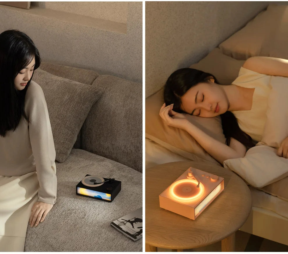 Relaxing Portable Bluetooth Speaker with LED Light - Befez