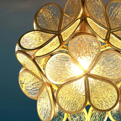 Stylish Floral Glass Hanging LED Light