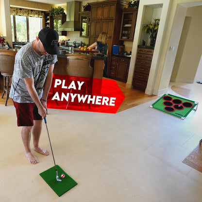 Compact Travel Golf Party Game Set
