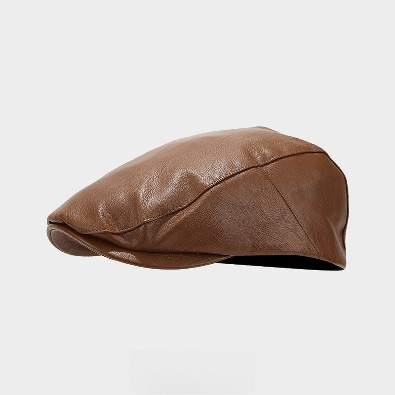 Vintage Genuine Leather Hat