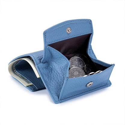Genuine Leather Slim RFID Wallet
